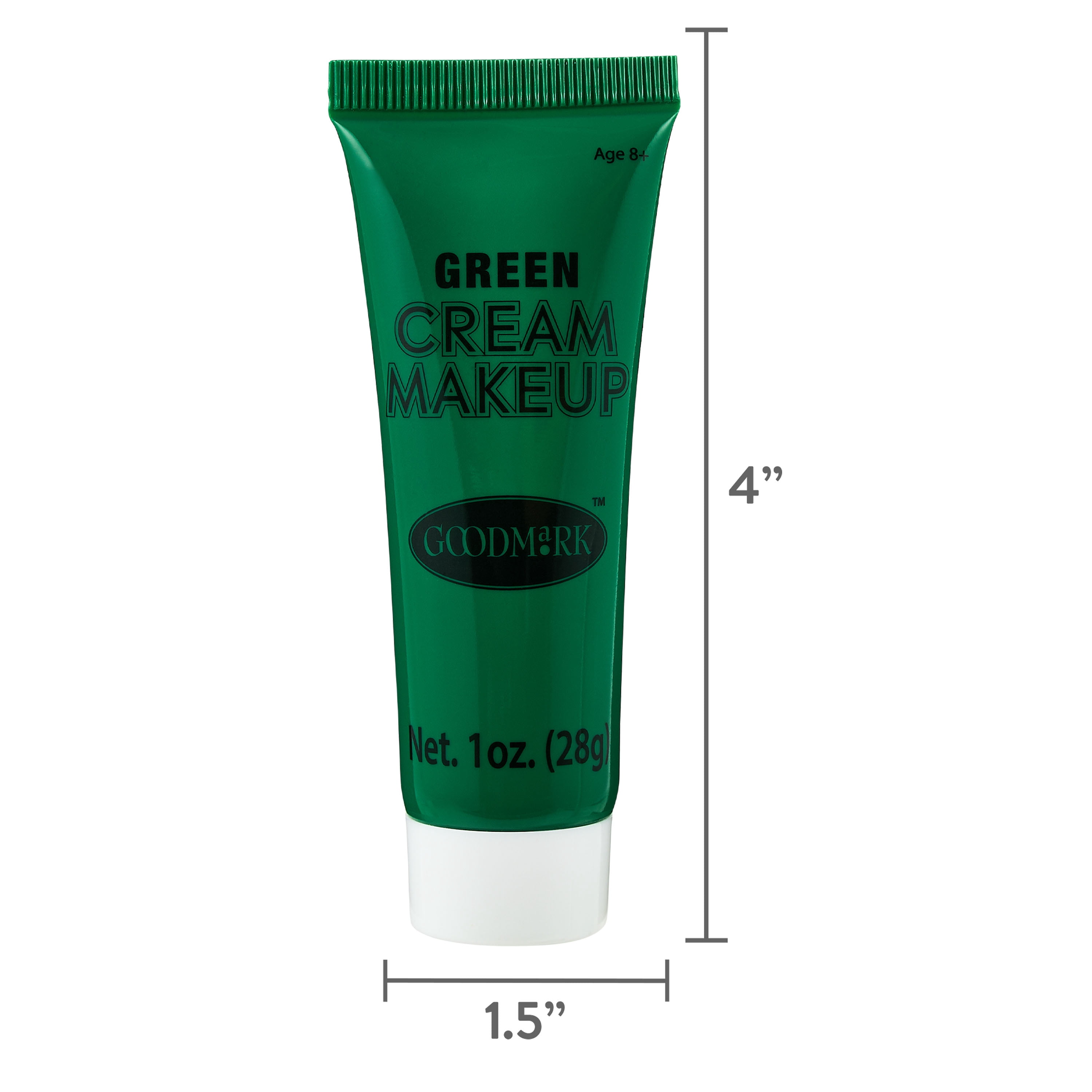 Halloween Make-Up for Adults Body Paint, Green, 1oz by Goodmark USA