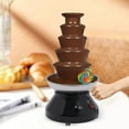 thumbnail image 3 of 5 Tiers Electric Chocolate Fountain 7 lbs Commercial Hot Chocolate Fondue Tower, 3 of 12