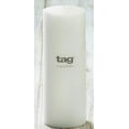 thumbnail image 6 of TAG Pillar Candle, White - 3 x 8", 6 of 6