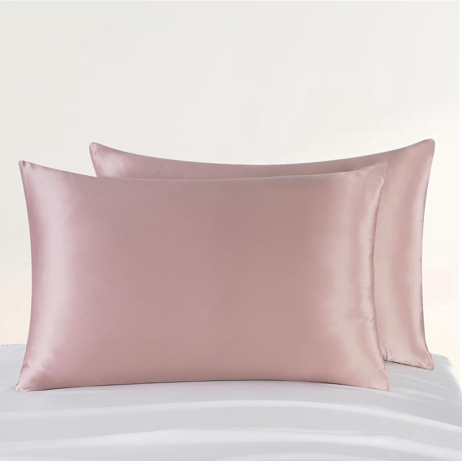 Upgraded  6A Grade Pure  Silk Pillowcase for Hair and Skin Silk Pillow Cases with Reinforced Hidden Zipper,  Soft & , Gift Box ( 20"x36" Light )