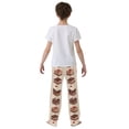 thumbnail image 4 of FORMRS Boys Pajama Pants with Pockets Size 11-12Y Kids Lounge Sleep Bottoms, Pink Cakes, 4 of 8