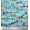 Blue, variant on Soimoi Polyester Crepe Fabric Paper Boat Art & Craft Printed Fabric 1 Yard 42 Inch Wide