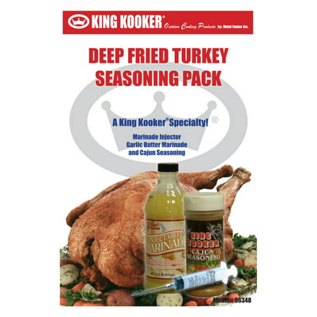 King Kooker Deep Fried Turkey Seasoning Pack (Best Fried Turkey Rub)