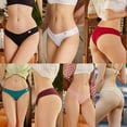 thumbnail image 3 of Bragas brasileñas de algodón para mujer, ropa interior de estilo Waffle, cómoda, suave, lencería femenina, 3 uds./Set, 3 of 4