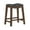 Black, variant on Homelegance 24" Counter Height Wooden Bar Stool Saddle Seat Barstool, Brown