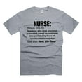 thumbnail image 5 of Funny nurse shirt nurse Definition Shirt Humor Tees nurse Birthday Christmas Gift Shirt (Large Navy Blue), 5 of 6