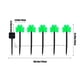 thumbnail image 3 of Xihbxyly Luces Solares para El Día de San Patricio, Diseño de Tréboles Elementales, Led Impermeables, Decoración para Jardín Exterior, Decoración Festiva para Patio, Fácil Instalación, 34 Cm, Color V, 3 of 7