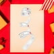 thumbnail image 2 of 1 rollo de cinta decorativa Roll Roll Decorative Ribbon Rid Wrapping Ribbon para fiesta de graduación (5 yardas), 2 of 5