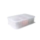 thumbnail image 2 of Contenedor para almacenar productos frescos con ventilación ajustable | Contenedor de PET apto para uso alimentario para verduras y frutas | Conserva la frescura hasta 2 semanas | Incluye separador, 2 of 9