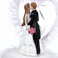 thumbnail image 2 of Miangastore Cake Decoration Wedding Layout Prop Bride Groom Heart Shape Craft Adornment Cake Dessert Table Decoration, 2 of 8
