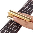 thumbnail image 2 of Barra deslizante para bajo de guitarra eléctrica hawaiana de acero inoxidable R55B (dorada), 2 of 7