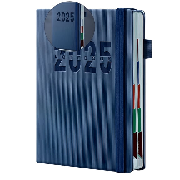 CCOCC Hourly Calendar Planner 2025-2026,Monthly Calendar Planner,Daily Time Management Planner with Tabs and Pen Strap,Ideal for School ＆ Office Supplies