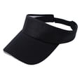 thumbnail image 2 of Ettsollp Women Men Adjustable Half-Head Sun Protection Visor Baseball Golf Sports Hat-Black, 2 of 6