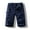 Navy, variant on SGFCWSX Mens Cargo Shorts, Elastic Waist Solid Color Outdoor Hiking Athletic Short Pants Men's Casual Shorts with Pockets Khaki Size 2XL