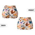 thumbnail image 3 of Sigee Cute Chickens Print Women's High Waist Workout Shorts - Squat Proof, Tummy Control, Yoga and Gym Activewear-, 3 of 9