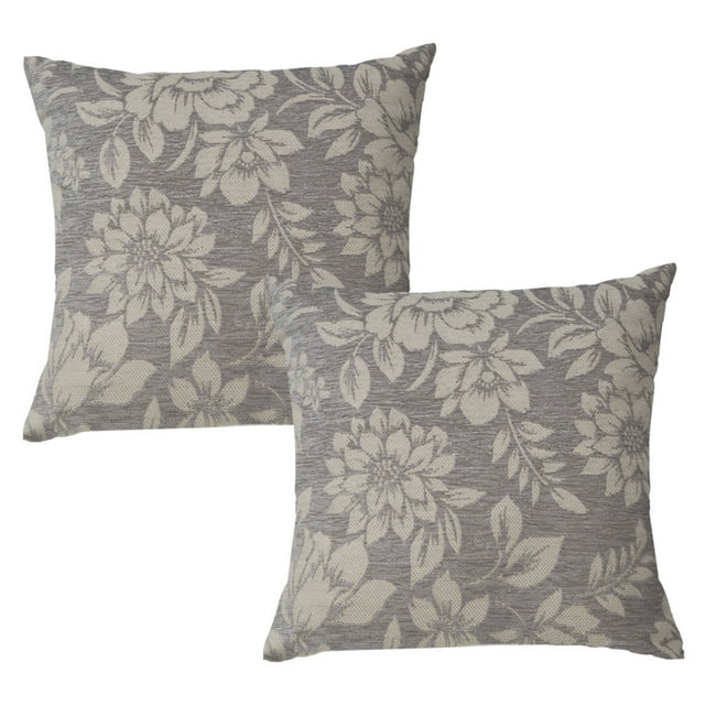 Cojines Decorativos Elefantito Color Lila Silver 45 X 45 Tela Jacquard