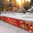 thumbnail image 5 of Moocorvic Christmas Banner Outdoor - 98.42x19.68 Inches, Christmas Front Porch Trim, Christmas Yard Banner, Christmas Yard Trim, 5 of 6