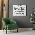 thumbnail image 3 of Scripture Walls Psalm 139:14 You Are Beautiful Bible Verse Canvas Christian Wall Art Ready to Hang Unframed, 3 of 12