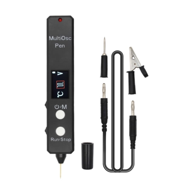 Bolígrafo comprobador de voltaje multifuncional premium de 24 V, alarma de voltaje tipo C, carga 4 en 1