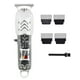 thumbnail image 5 of Cortadoras profesionales para hombres - Cuchillas recargables de titanio con 4 protectores para desvanecimientos, cortes y raspados, estuche Quiet Motor y de viaje, 5 of 6