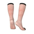 thumbnail image 4 of Balery Rose Gold Glitter Fun Novelty Socks Men'S Women'S Crew Socks Funny Crazy Novelty Socks Quirky And Cool Socks, 4 of 9