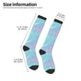 thumbnail image 5 of Balery Fantasy Gradient Fun Novelty Socks Men'S Women'S Crew Socks Funny Crazy Novelty Socks Quirky And Cool Socks, 5 of 9