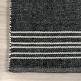 thumbnail image 6 of Rugs USA Birchwood Reversible Striped Wool Area Rug, 3' x 5', Birchwood Dark Grey, 6 of 8