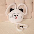 thumbnail image 2 of Funny Cat Plush Pillow Long Bendable Limbs Soft Stuffed Animal Cute Character Plush Toys Cuddle Cushion for Home Bedroom Decor Playtime Gift for Student and Adults White 1 Pack, 2 of 9