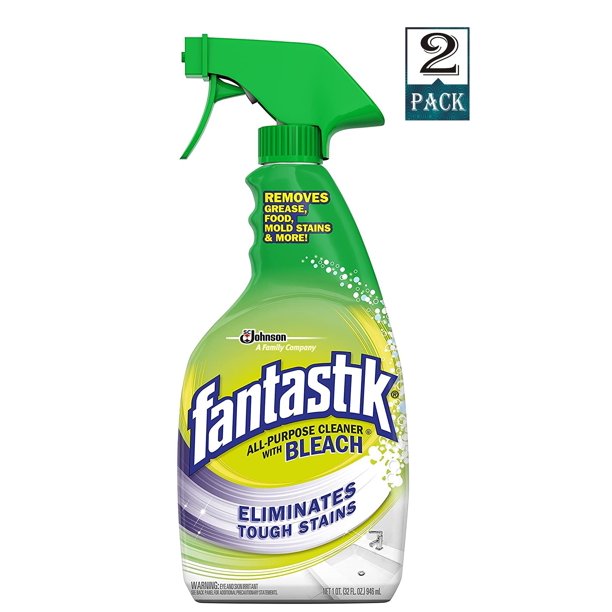 Fantastik Bleach All Purpose Cleaner Scrubbing Bubblse 32oz (Pack of 2