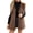 Brown-1, variant on Women's Faux Fur Vest Winter Warm Sleeveless Coat Jacket Plus Size Fashion Casual Fuzzy Outerwear Waistcoat