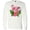 AA-White, variant on Inktastic Flamingo with Tropical Flowers Long Sleeve T-Shirt