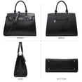 thumbnail image 4 of Dasein Women Handbags and Purses Ladies Shoulder Bag Top Handle Satchel Tote Work Bag with Matching Clutch, 4 of 7