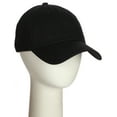 thumbnail image 5 of Classic Baseball Youth Kid Dad Hat Plain Cotton Low Profile Adjustable Cap - Black, Under 5 yrs, 5 of 9