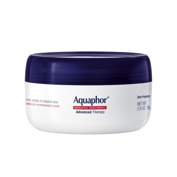 Aquaphor Healing Ointment Advanced Therapy, Skin Protectant for Dry, Compromised Skin, 2.8 oz Jar