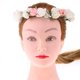 thumbnail image 4 of Boda fiesta flor chica nupcial diadema pelo corona frente decoración Blanco y Colcomx Guirnalda del pelo de la flor de la mujer, 4 of 8