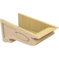 thumbnail image 5 of 12"W x 24"D x 12"H Wide Scroll Rough Cedar Woodgrain TimberThane Corbel, Primed Tan, 5 of 6