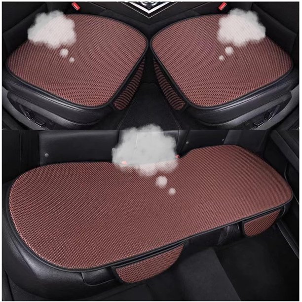 Almohadilla antideslizante para asiento de coche para verano, transpirable y refrescante, almohadilla antideslizante de seda de hielo para asiento de coche – 2024 nuevas fundas universales para asien