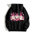 thumbnail image 5 of Christmas Hoodies for Women 2025 Long Sleeve Holiday Graphic Hooded Sweatshirt with Pockets Pullover Tops, 5 of 8