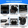 thumbnail image 4 of QinaQin Kids 12V Electric Ride On Truck, Remote Control Toy Car with Music and Story Function, 4 of 7