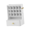 thumbnail image 4 of Organizador de maquillaje multiusos Plástico para accesorios para el cabello Blanco Jinwen Organizador de maquillaje, 4 of 7