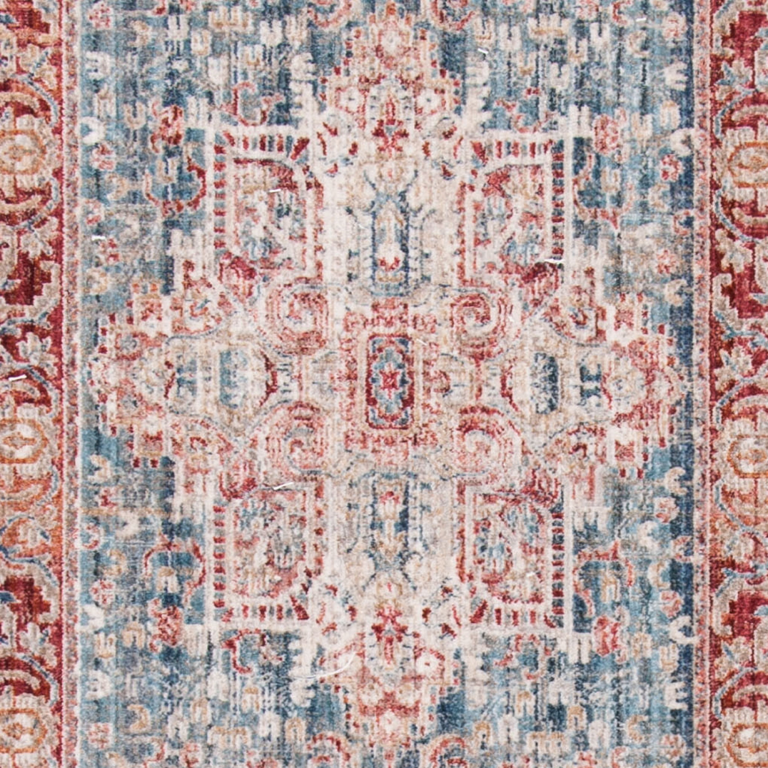 SAFAVIEH Kenitra Collection KRA659M Blue / Red Rug