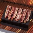 thumbnail image 6 of Outset Non-Stick Bacon Grill Rack With Dual Grease Basins, BBQ Bacon Tray, 6 of 6