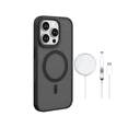 thumbnail image 1 of Funda Para iPhone 16 Pro Max + Cargador Inalámbrico 15w + Mica De Vidrio Eo Safe Imports Negro, 1 of 5
