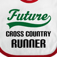 thumbnail image 4 of Inktastic Future Cross Country Runner Boys Baby Bib, 4 of 4