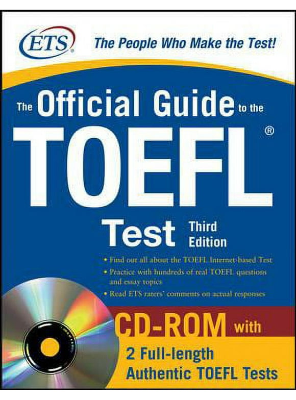 Pre-Owned The Official Guide to the TOEFL Test [With CDROM] (Paperback) 0071624058 9780071624053