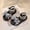 Black, variant on Zecgelong Girls Sandals For Everyday Wear Lightweight Breathable Casual School Outdoor Summer Spring Footwear For Kids Age 4 12 Girls Princess Sandals Size 10 Beige