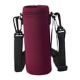 thumbnail image 1 of Portabotellas de agua de neopreno, bolsa para botellas de agua, soporte desmontable, bolsa para botellas de bebidas, bolsa para hervidor para acampar rojo m, 1 of 8