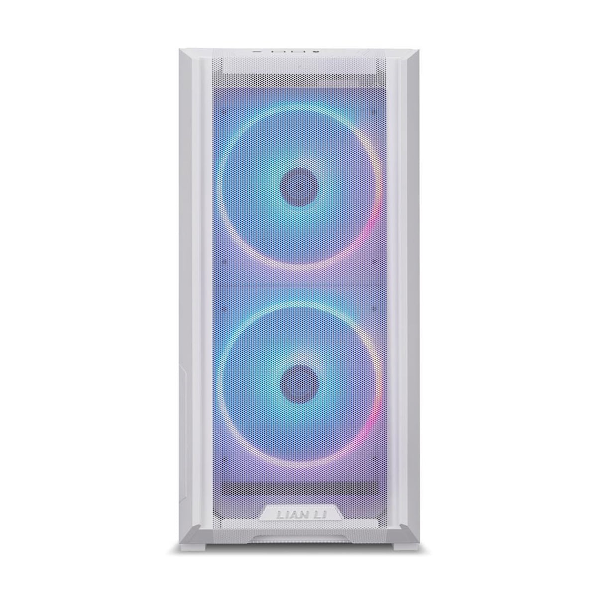 LIAN LI LANCOOL 216RW White Steel / Tempered Glass ATX Mid Tower Computer Case ,2x 16 cm ARGB Fans Included ----LANCOOL 216RW