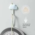 thumbnail image 7 of Adhesive Wall Hook Strong Load-Bearing No-Drill Removable Cute Design 3 Pack Kitchen Bathroom Hanging, 7 of 7
