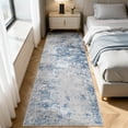thumbnail image 4 of UERMEI 3x8 Washable Runner Rugs for Hallway, Modern Abstract Non Slip Indoor Rug for Entryway Doormats Bedroom Kitchen, Vacuum-Friendly Home Decor Carpet, Beige Brown, 4 of 7